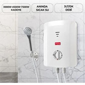 Resim King Elektrikli Şofben K7008 
