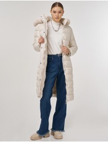 Resim Kayra Logo Detaylı Anorak Mont Taş 