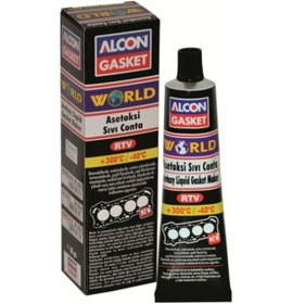 Resim Alcon World Asetoksi Kırmızı Sıvı Conta 50G (M-3332) Kırmızı 