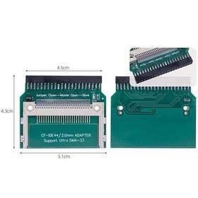 Resim Cf Ide 2.5 İnç Hdd Konektörü Cf Ide Kompakt Flash Bellek Kartı Adaptörü 