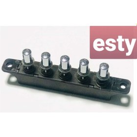Resim Esty Uyumlu Davlumbaz Tuş Takımı 5Li Şarter 5Li Buton Parça - 427757782 