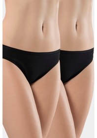 Resim Türen Kadın Biyeli Dikişsiz 2'li Pamuklu Bikini Külot 001 