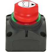 Resim 12v/24v Çift Akü Seçici Anahtarı 300a Akü Ana Anahtarı Araba Ve Karavan İçin 4 Pozisyonlu Seçici 