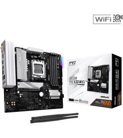 Resim Asrock B650M Pro X3D Wifi Amd B650 Soket Am5 Ddr5 8000(OC)MHZ Matx Gaming (Oyuncu) Anakart 