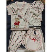 Resim Çantalı Ayı Nakışlı 5 Li Li Kırmızı 