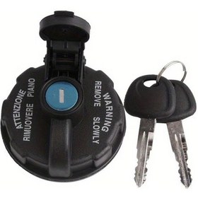 Resim Xuweiwei Black Kilitli Benzin Tankı Dolum Kapağı Yedek Parça Otomobil Oto Yakıt Tankı Kapağı 