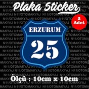 Resim 25 Erzurum İl Şehir Plaka Sticker Futbol Spor Kulüb 