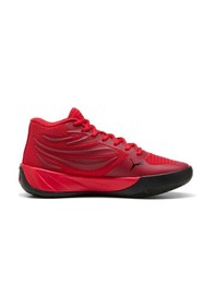 Resim Puma Court Pro Jr Çocuk Kırmızı Basketbol Ayakkabısı 
