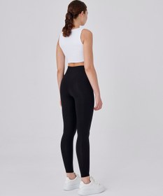 Resim UP&FIT Tayt Push Up Soft Black - Black / One Size 