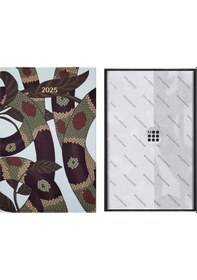 Resim Moleskine Özel Seri Snake Leaves 12 Ay Haftalik Ajanda + Vegea Ma Çok Renkli 