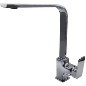 Resim Mintev Elit Kare Krom Mutfak Eviye Bataryası Krom 