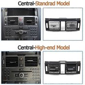 Resim Mercedes Benz C-serisi 2007 - 2011 Arka Standart İçin Geliştirilmiş Klima Havalandırma Izgarası 