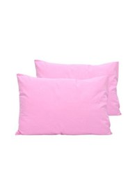 Resim 2 Li Ranforce Pamuk Standart 50x70 Yastık Kılıfı Toz Pembe Pembe 