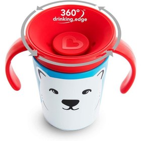 Resim Munchkin Mucize 360 Alıştırma Bardağı Kutup Ayısı 6 ay+ 177 ml 