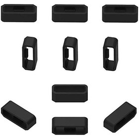 Resim Garmin-venu 2s Kayış Silika Jel Sabitleme Tokalı Saat Kayışı Halkası İçin 10x Sabit Halka 