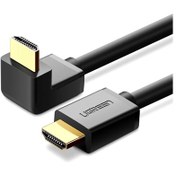 Resim Ugreen 90 Derece Açılı 4K HDMI Kablo 2 Metre Siyah 