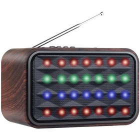 Resim Toproad Taşınabilir Bluetooth Hoparlör Kablosuz Sütun Led Işıkları Stereo Hoparlörler Destek Fm Radyo Mikrofon AUX Hoparlör Bilgisayar Telefonu İçin 