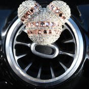 Resim TASARIM ARABAM ATİKE ELİF AKIN Panda Koku Gümüş Taş & Çift Rose Gold Baget Taş 