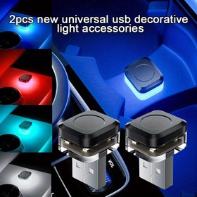 Resim Aracalar için 2 Paket USB Güçlü LED Neon Acent Aksesuar Iç Aydınlatma, Su Geçirmez Olmayan, 36V Maksimum Çalışma Voltajı, Pil veya Lazer Olmadan Dekoratif Atmosfer Aydınlatma Aksesuarları 