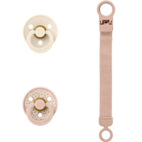 Resim Bibs Colour Kauçuk Emzik Askılı Hediye Set Blush 