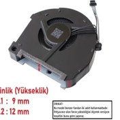 Resim Casper Excalibur G900.1180-dq80a-b Notebook Cpu Fanı Ver.1 Sağ 