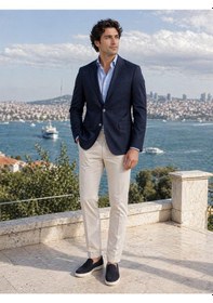 Resim Alexandergardi Erkek Blazer Ceket Lacivert 