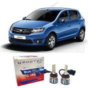 Resim Dacia Sandero Led Xenon Sis Far Ampulü H11 Duo Yeni Seri Beyaz 2007-2016 