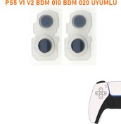 Resim siar PS5 V1 V2 Kol Uyumlu LR L1L2 R1R2 Lastik Takım Playstation 5 Kol Tamir (2 Adet 1 Takım) 