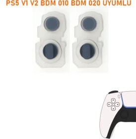 Resim siar PS5 V1 V2 Kol Uyumlu LR L1L2 R1R2 Lastik Takım Playstation 5 Kol Tamir (2 Adet 1 Takım) 