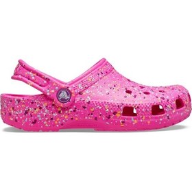 Resim Crocs Classic Paint Splatter Clog K Kız Çocuk Terlik 210349 Pembe 