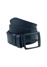 Resim Süzer Deri x 4.5 Cm. Spor Suni Deri Dikişli Model Kemer Siyah (520968916) 