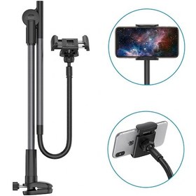 Resim Apple Apple iPhone 13 Uyumlu Profesyonel Metal Akrobat Telefon Tutucu 360 Hareketli Masaüstü Standı 
