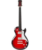 Resim El Yapımı 1/4 Ölçek Minyatür Elektro Gitar Les Paul Red Standard 