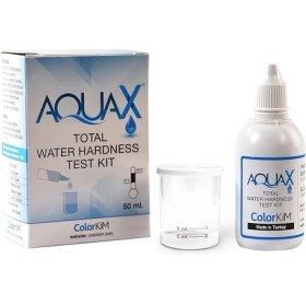 Resim Lidyahan Store - Aquax Yerli Üretim, 50 ml Toplam Su Sertlik Test Kiti | Basitçe Damlat Gör Yöntemi | Kalibrasyon Gerekmez! 