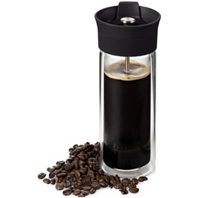 Resim Adhoc Thermo-Glass Çift Camlı French Press 300 Ml Siyah 