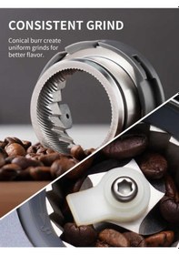 Resim Vosco KD-CG018 200 W Barista Tipi Kahve Değirmeni 