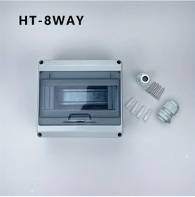 Resim Willowhaven Ht 8way Ip65 Su Geçirmez Ağır Hizmet Tipi Anahtar Kutusu 6 8 Devre 