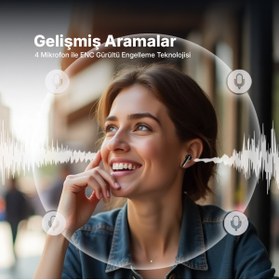 Resim Ttec AirBeat Pro Gerçek Kablosuz TWS Bluetooth Kulaklık-2KM161 