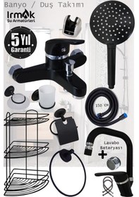 Resim Irmak Banyo Bataryası, Musluk Armatür Lavabo Batarya Havluluk Köşelik Fırçalık Sabunluk Banyo Duş 