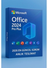 Resim Office Pro Plus 2024/2026 Dijital Lisans Güncel Sürüm, Ömür Boyu Aktivasyon, Güvenli Kull 