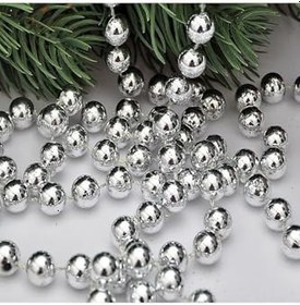 Resim RAYTOYS OYUNCAK Vıp Kalite 5 Metre Gümüş Zincir Süs Yılbaşı Ağacı Süsleri Gümüş Noel Ağacı Zinciri Çam Ağacı Zinciri GÜMÜŞ 