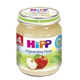 Resim Hipp Organik Elma Püresi 125 g Kavanoz Maması 