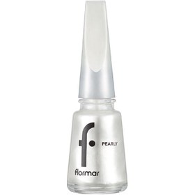 Resim Flormar Pearly - Sedefli Oje No: PL201 Luxury White 