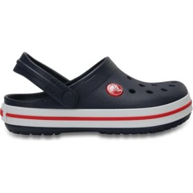 Resim Crocs Crocband Kız Çocuk Terlik KNAVY/RED Düz Topuklu Konforlu Kullanım Alanı İçin Tasarlandı RED28-29 