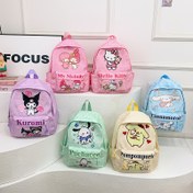 Resim Sanrio için benim melodim için for kuromi için for kuromi Sırt Çantası - Pembe ve Mor Tasarımlarla Sevimli Anime Baskısı, Ayarlanabilir Askılar, Hafif Naylon İş Çantası, Seyahat, İş, Sırt Çantası, İş Çantası, Eğlenceli Tasarım, Güvenli Fermuar Kapatma 