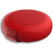 Resim Kırmızı Mini Taşınabilir Bluetooth Hoparlör, Ipx7 Su Geçirmez, Tws İkili Bağlantı, 500mah Pil, 5 Saat Çalma Süresi, Mikrofonlu Elsiz Arama 