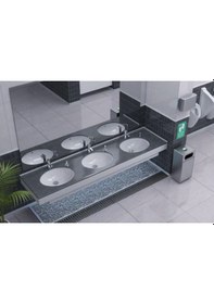 Resim Turkuaz Seramik Cerastyle Tezgah Altı Lavabo 35 x 30 CM 