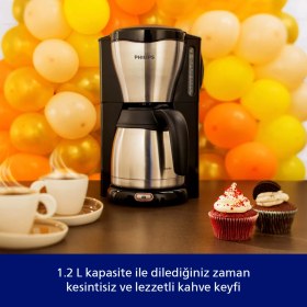 Resim Phılıps HD7546/20 Cafe Gaia Filtre Kahve Makinesi - Gri 