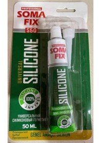 Resim Soma Fıx S50 Genel Amaçlı Silikon 50 Ml - Şeffaf 
