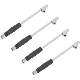 Resim Lemestar Çift Başlıklı Hava Şapkası - 1/4 İnç Npt Dişli, 27 Cm Uzunluk, Araç Ve Bisiklet Lastikleri İçin 